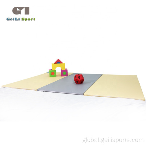 Tri Fold Gym Mat Factory Selling Soft Tumbling Folding Gymnastic Mats Supplier